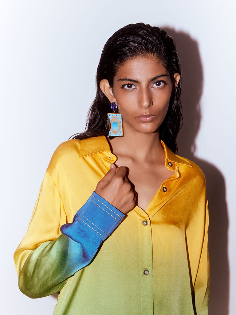 Tropical Leheriya Co-ord Set SETS IKKIVI   