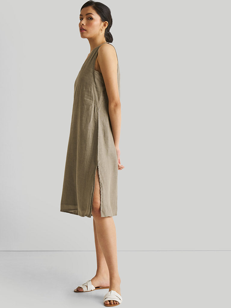 Reading Tea Leaves Green Dress DRESSES Reistor   