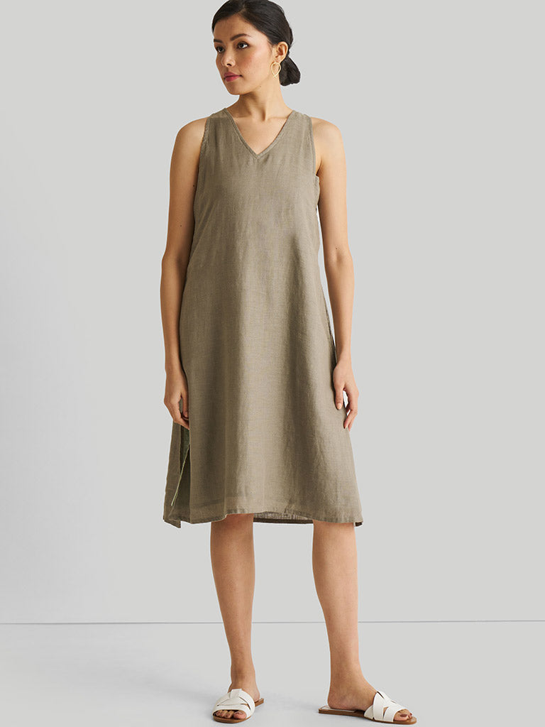 Reading Tea Leaves Green Dress DRESSES Reistor   