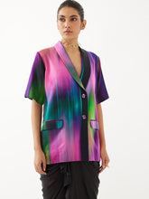 Load image into Gallery viewer, Milky Way Blazer &amp; Draped Skirt Set SETS IKKIVI   
