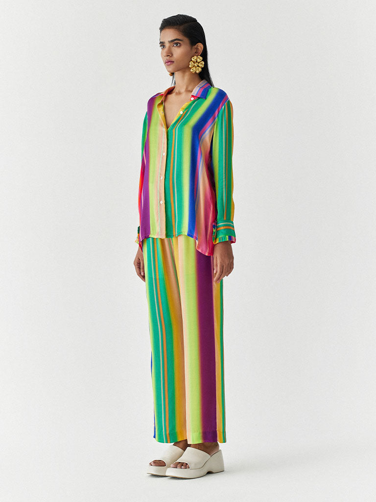 Rainbow Shirt & Trousers Co-ord Set SETS IKKIVI   