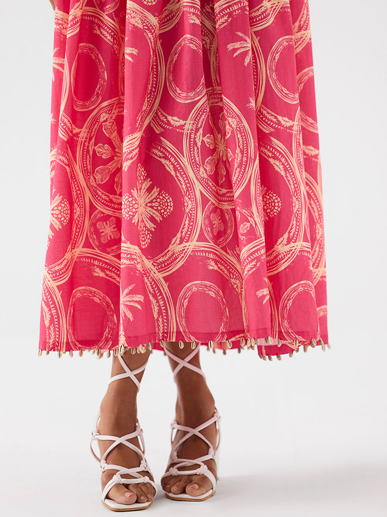 Areca Palm Ruching Dress DRESSES IKKIVI