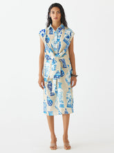 Load image into Gallery viewer, Porcelain Knot Shirt Dress DRESSES IKKIVI   
