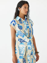 Load image into Gallery viewer, Porcelain Knot Shirt Dress DRESSES IKKIVI   
