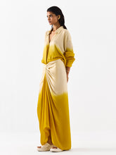 Load image into Gallery viewer, Dawn Draped Shirt Dress DRESSES IKKIVI
