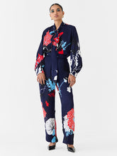 Load image into Gallery viewer, Royal Ikigai Knot Shirt &amp; Pants Co-ord SETS IKKIVI
