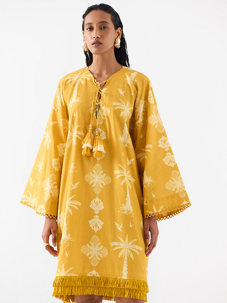 Cabana Bell Sleeves Dress DRESSES IKKIVI