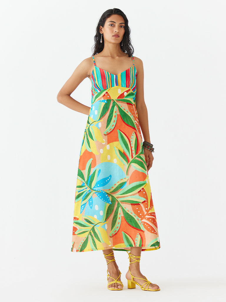 Gir Strappy Dress | Women's Floral Summer Maxi Dress Gir Strappy Dress | Women's Floral Summer Maxi Dress