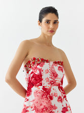 Load image into Gallery viewer, Ruby Chintz Tiered Dress DRESSES IKKIVI   
