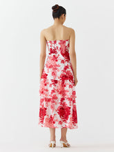 Load image into Gallery viewer, Ruby Chintz Tiered Dress DRESSES IKKIVI   
