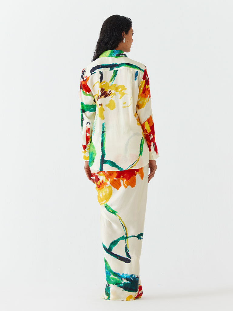 Monet Knot Shirt & Skirt Set SETS IKKIVI   