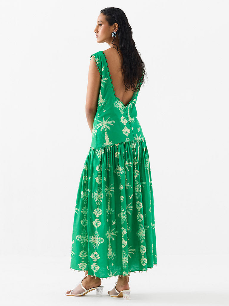 Sago Palm Long Dress DRESSES IKKIVI