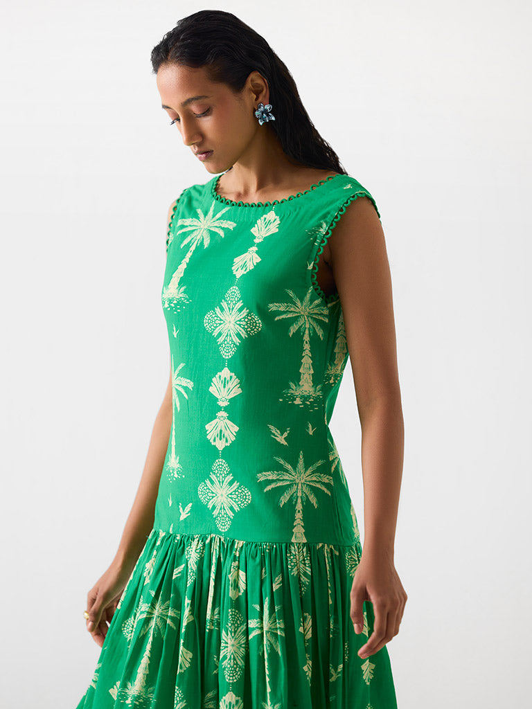 Sago Palm Long Dress DRESSES IKKIVI