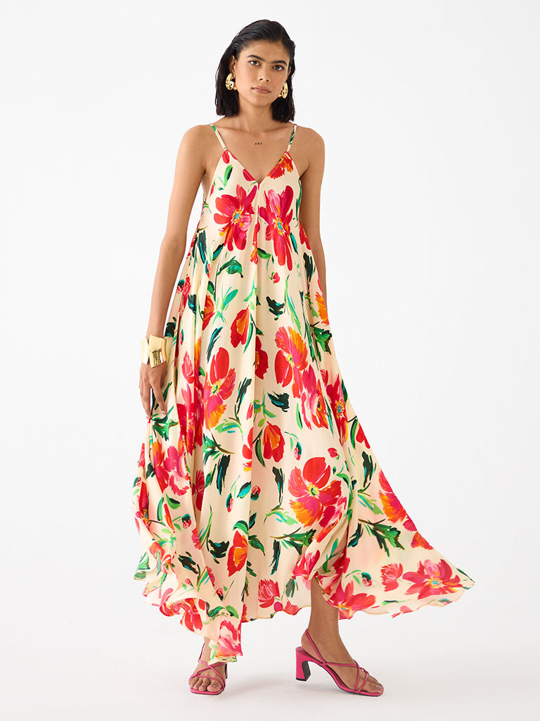 Majorelle Strappy Dress DRESSES IKKIVI   