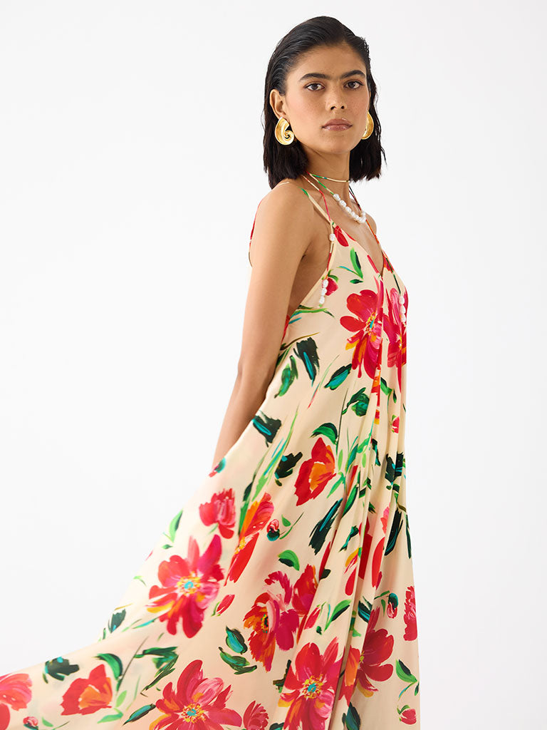 Majorelle Strappy Dress DRESSES IKKIVI   