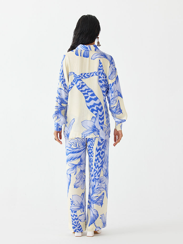 Blue Aphrodite Co-ord Set SETS IKKIVI   