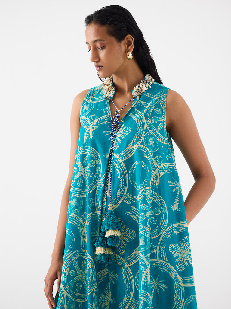 Coconut Palm A-Line Dress DRESSES IKKIVI