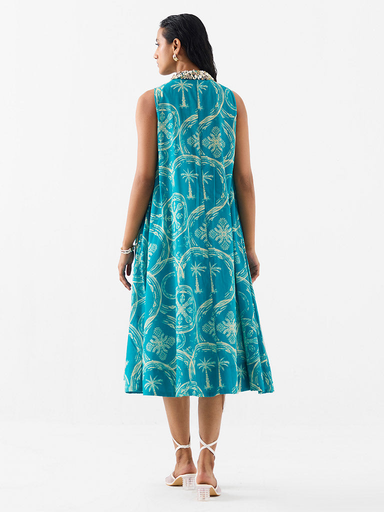 Coconut Palm A-Line Dress DRESSES IKKIVI