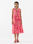 Areca Palm A-Line Dress DRESSES IKKIVI