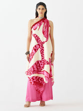 Load image into Gallery viewer, Pink Aphrodite One-Shoulder Tunic Set SETS IKKIVI   
