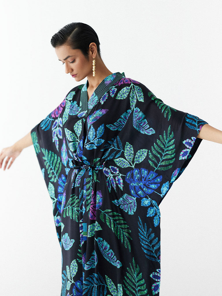 Black Jungle Kaftan JACKETS IKKIVI   