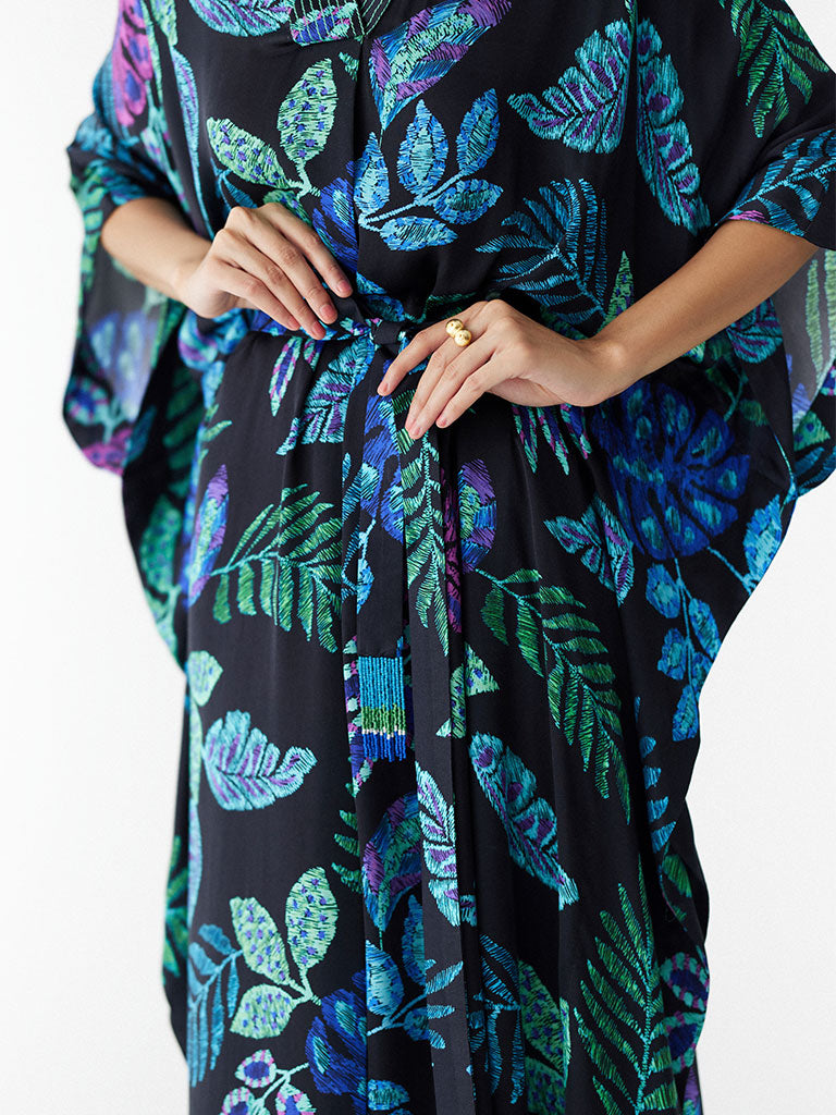 Black Jungle Kaftan JACKETS IKKIVI   