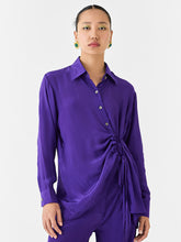 Load image into Gallery viewer, Violet Shirt &amp; Pants Co-ord SETS IKKIVI
