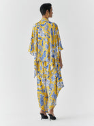 Yellow Pineapple Jumpsuit & Cape Set SETS IKKIVI   
