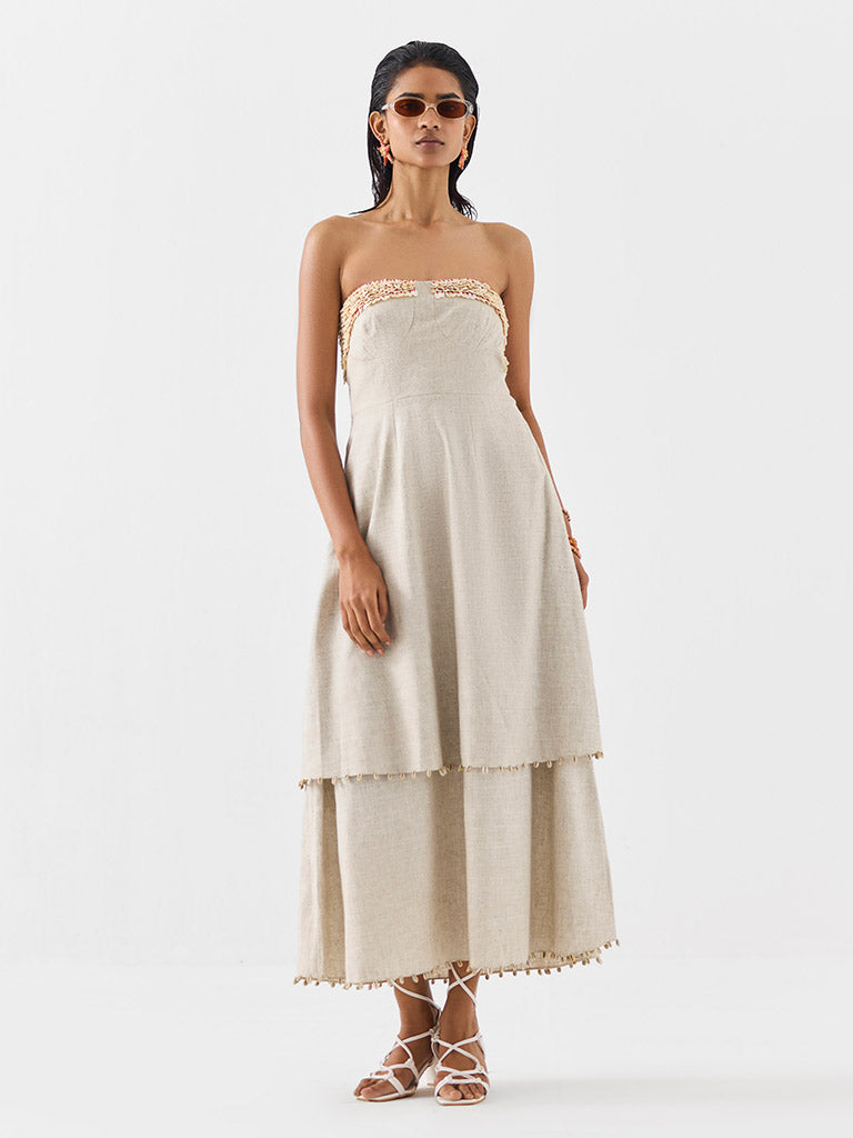 Palm Island Tiered Dress DRESSES IKKIVI