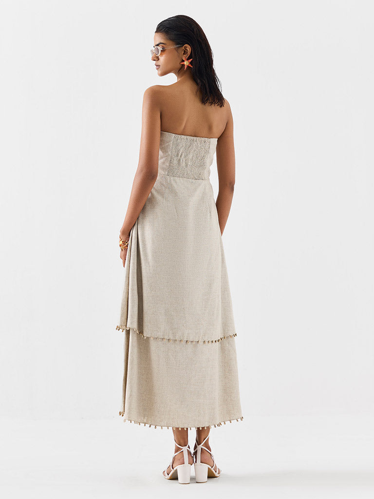 Palm Island Tiered Dress DRESSES IKKIVI