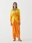 Twilight Shirt Draped Dress DRESSES IKKIVI   