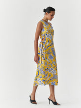 Load image into Gallery viewer, Yellow Pineapple One Shoulder Dress DRESSES IKKIVI   
