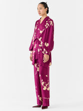 Load image into Gallery viewer, Plum Kimono Top &amp; Pants Co-ord Set SETS IKKIVI
