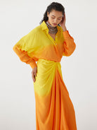 Twilight Shirt Draped Dress DRESSES IKKIVI   