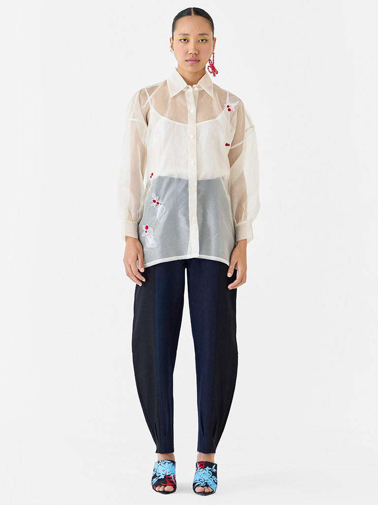 Koi Organza Shirt TOPS IKKIVI