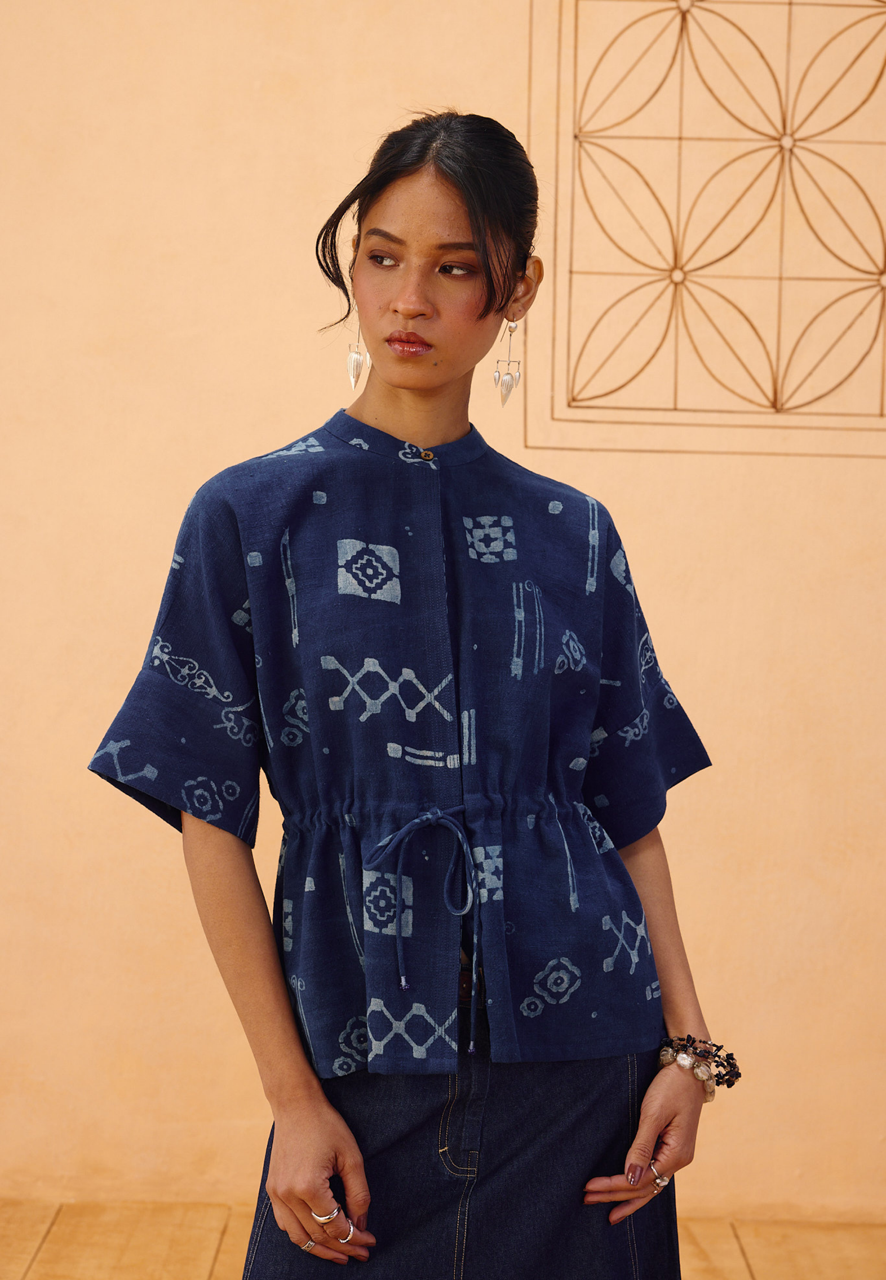 Rooted Beginnings Kala Cotton Peplum Top TOPS SUI