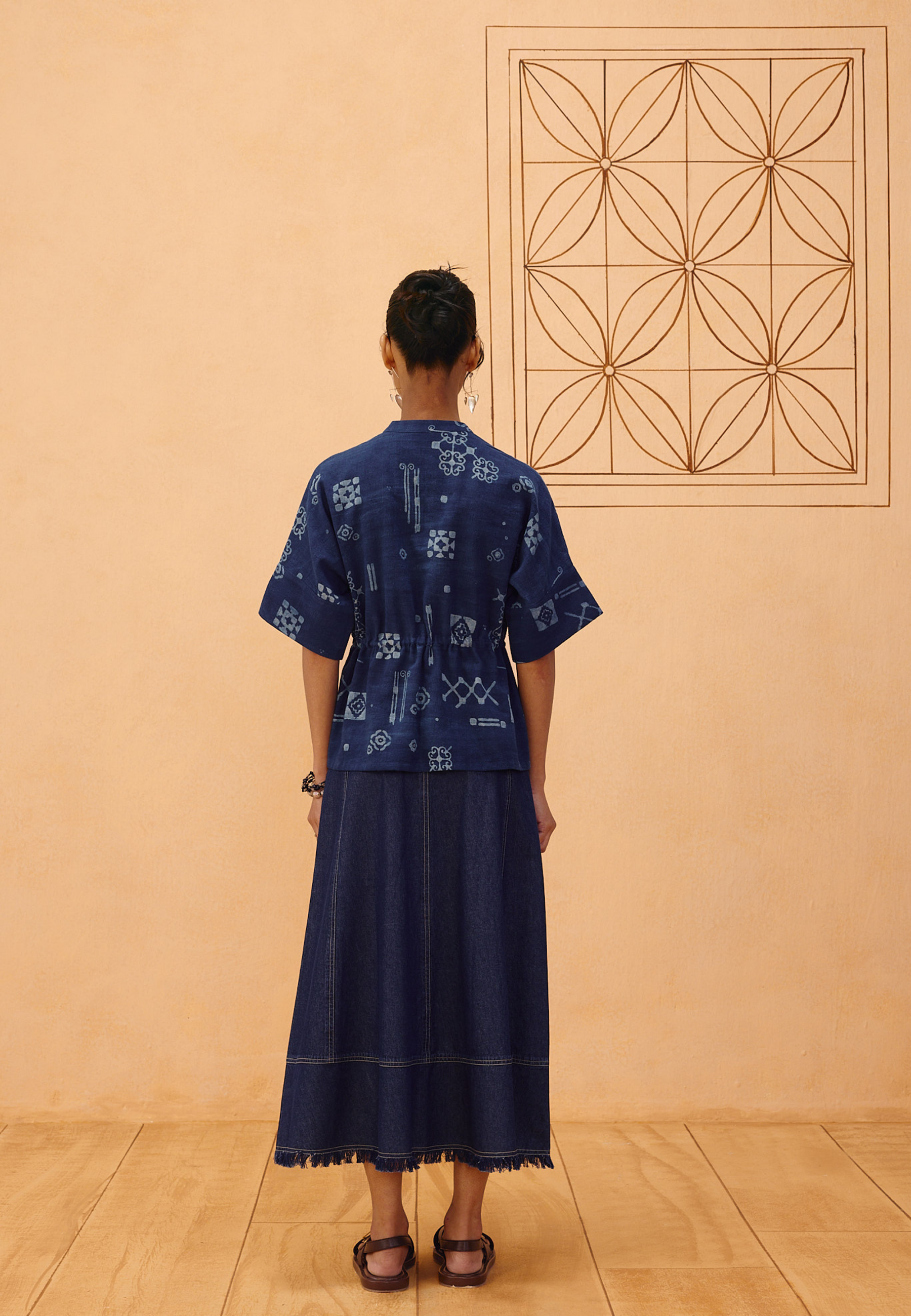 Rooted Beginnings Kala Cotton Peplum Top TOPS SUI