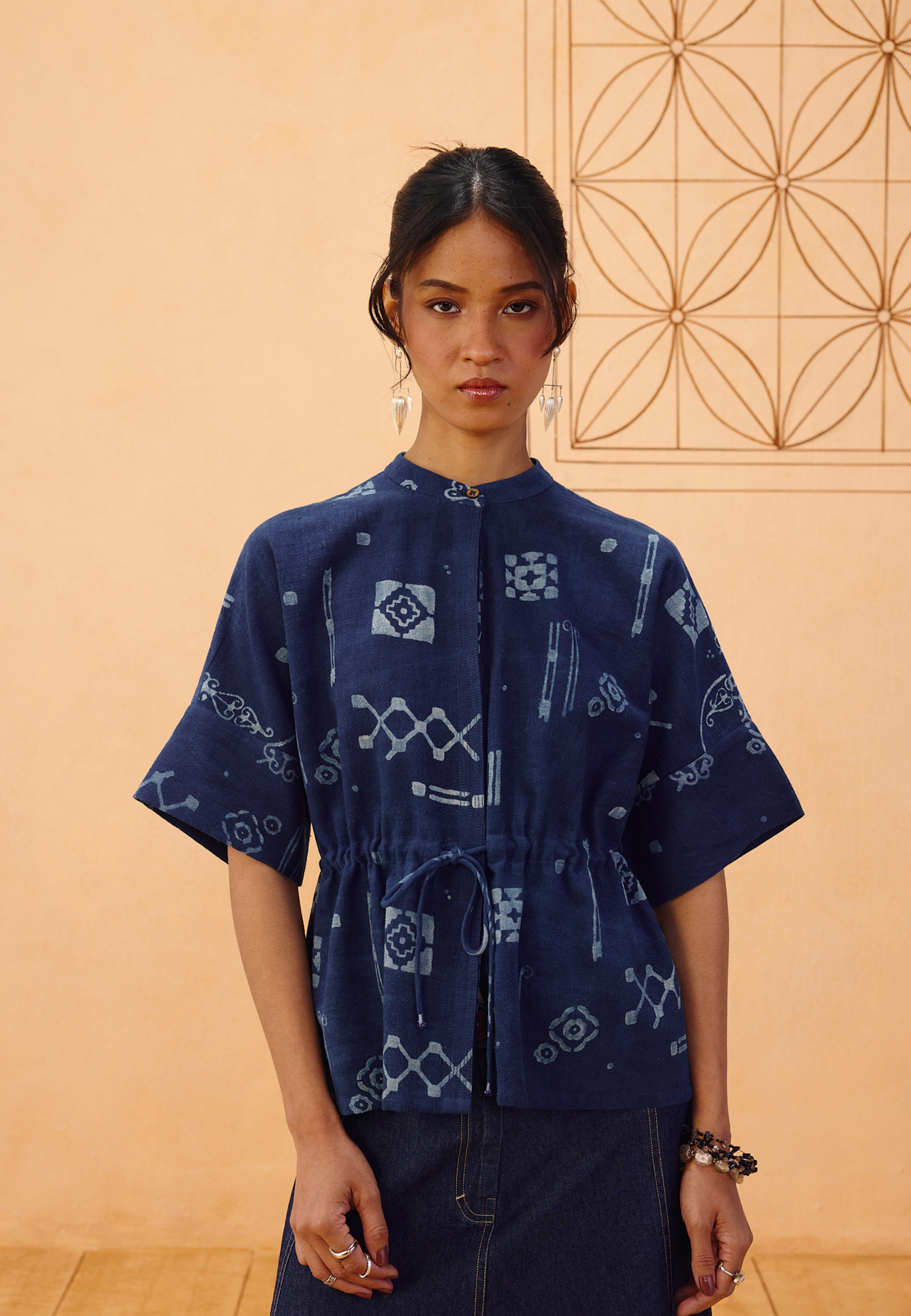 Rooted Beginnings Kala Cotton Peplum Top TOPS SUI