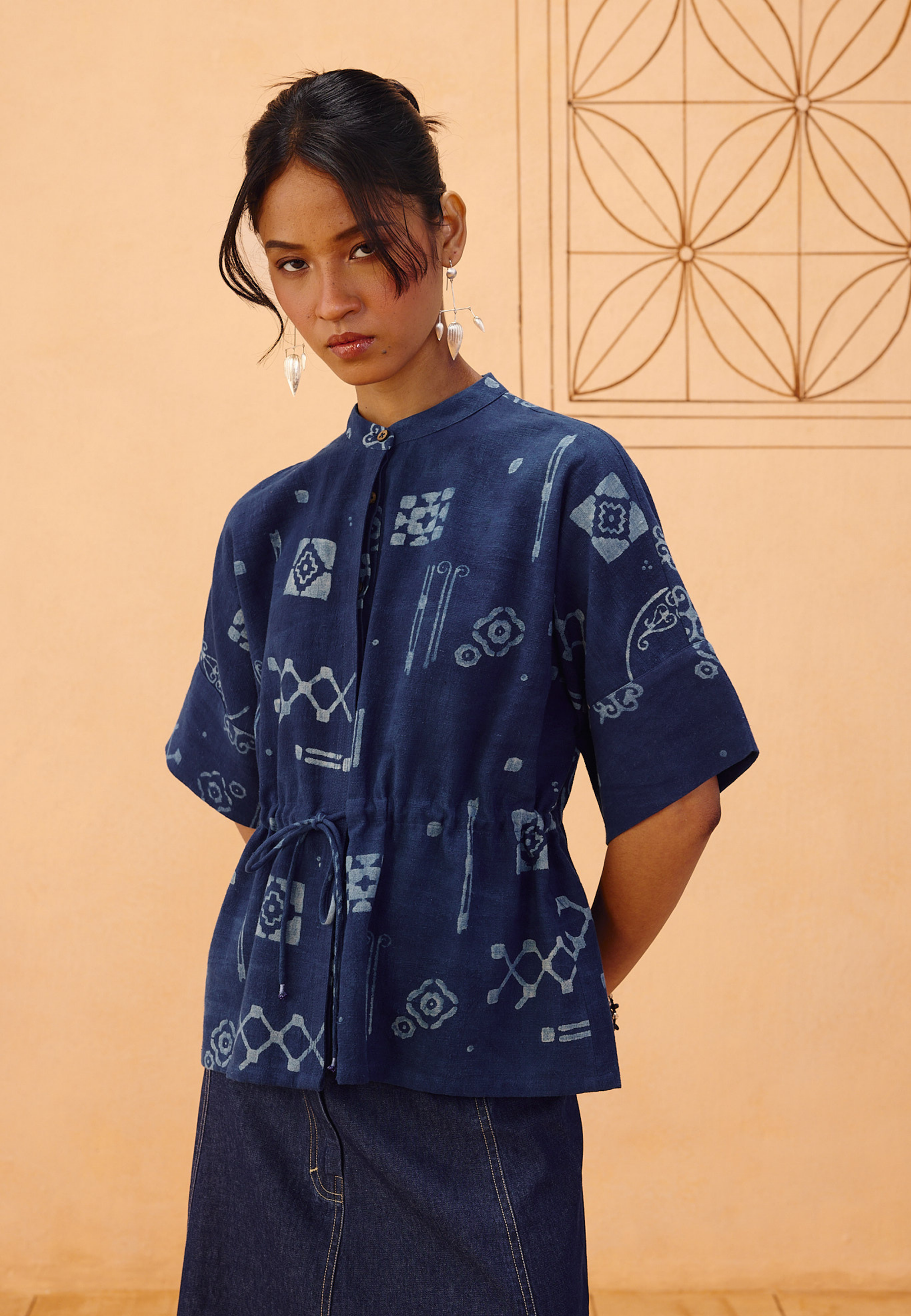 Rooted Beginnings Kala Cotton Peplum Top TOPS SUI