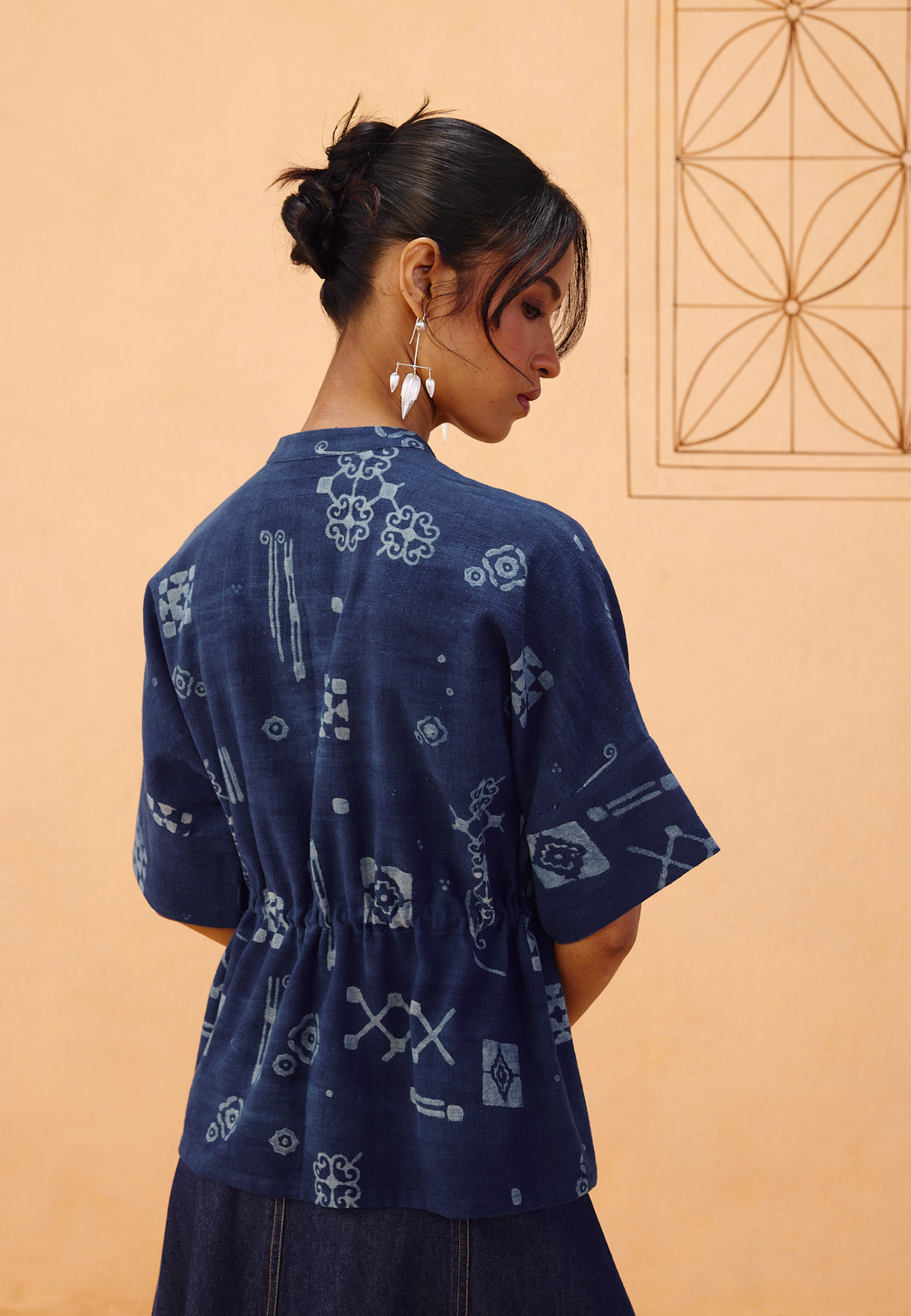 Rooted Beginnings Kala Cotton Peplum Top TOPS SUI