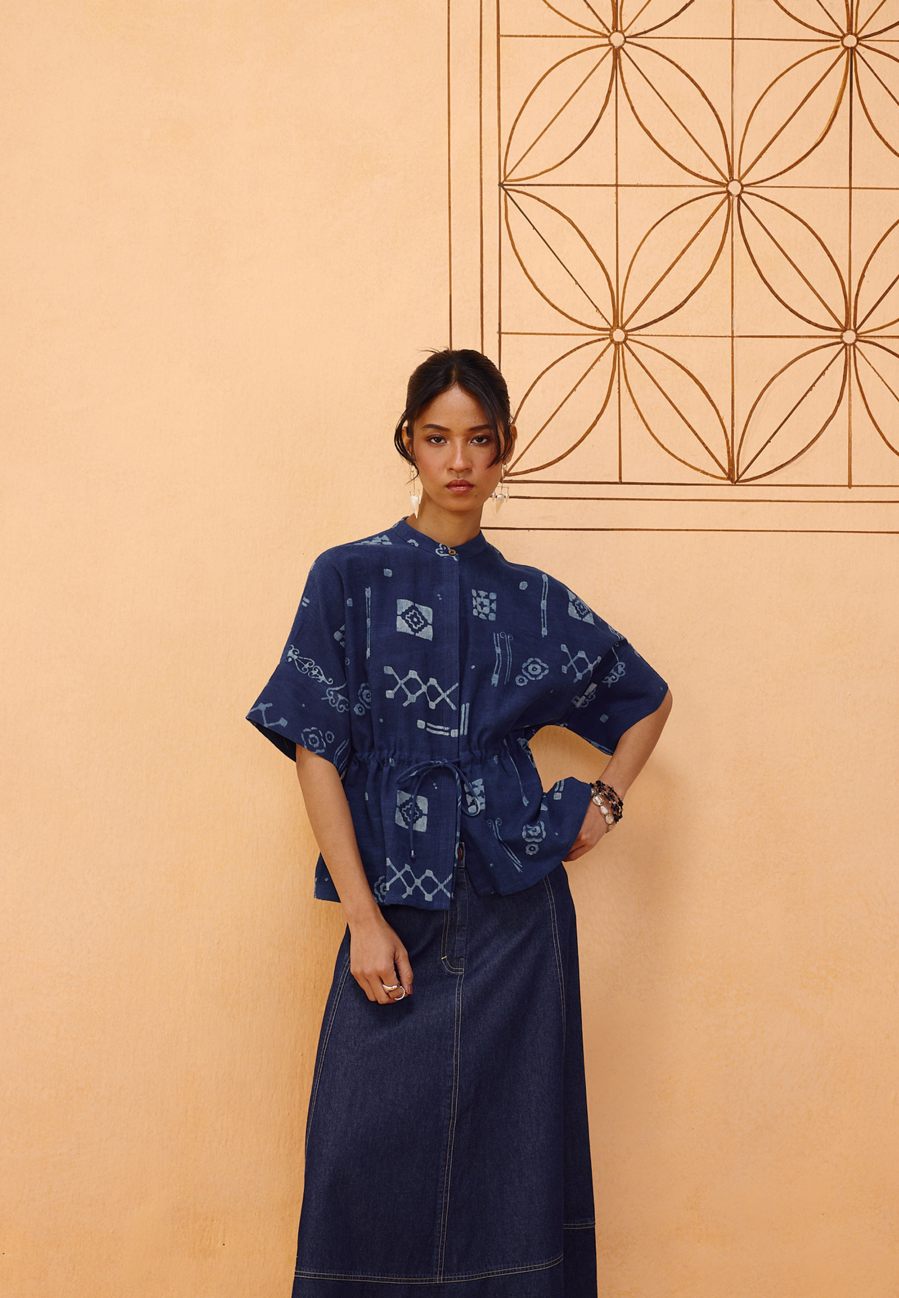 Rooted Beginnings Kala Cotton Peplum Top TOPS SUI