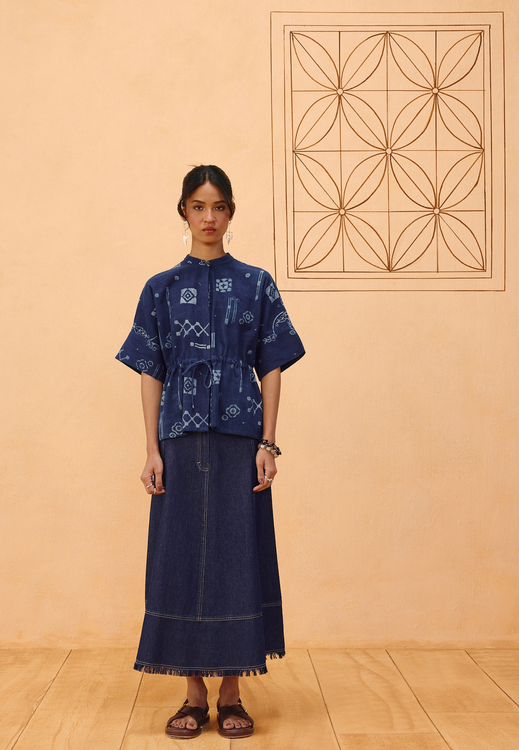 Rooted Beginnings Kala Cotton Peplum Top TOPS SUI