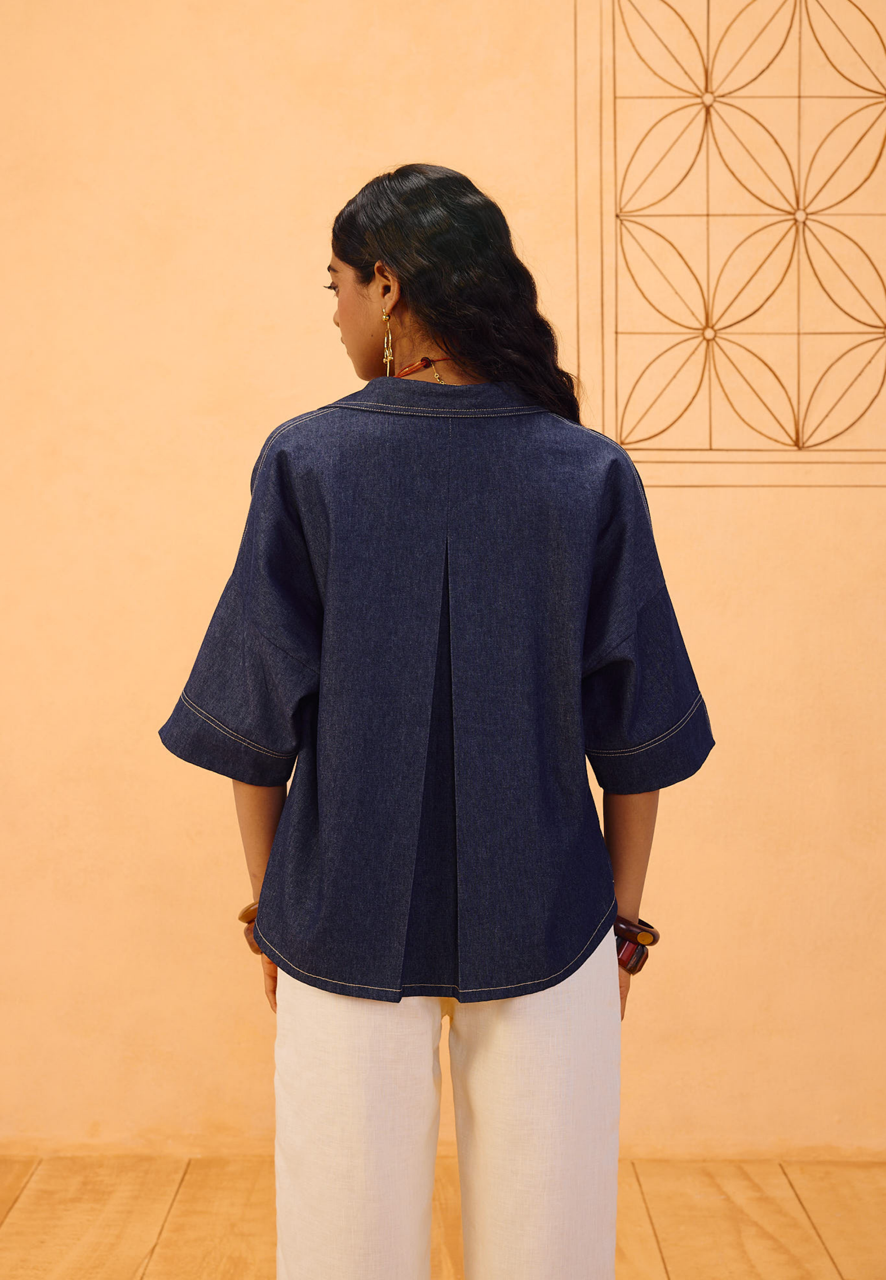 Rooted Sustainable Denim Shirt TOPS SUI