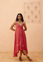 Rosy Sea Lyocell Dress DRESSES SUI