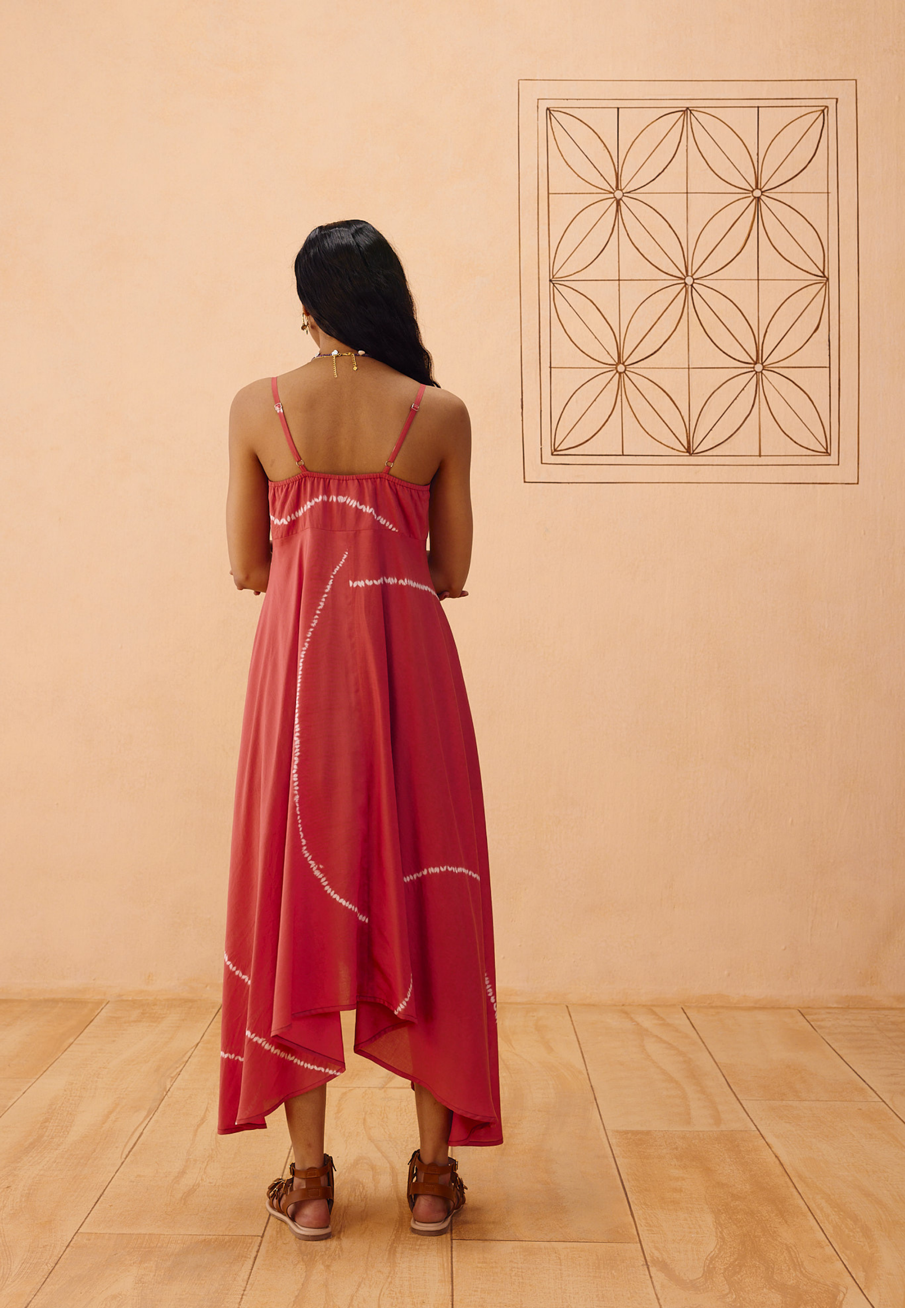 Rosy Sea Lyocell Dress DRESSES SUI