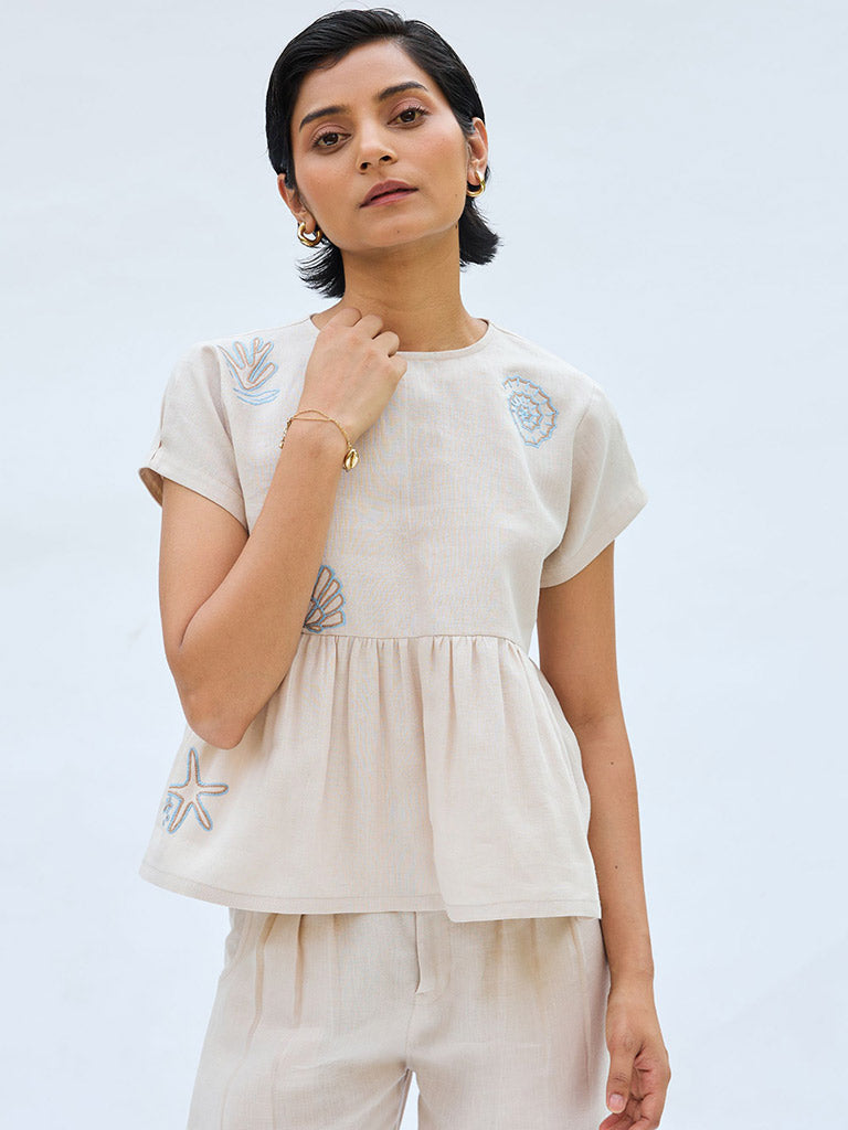 Sea Soul Linen Top TOPS SUI