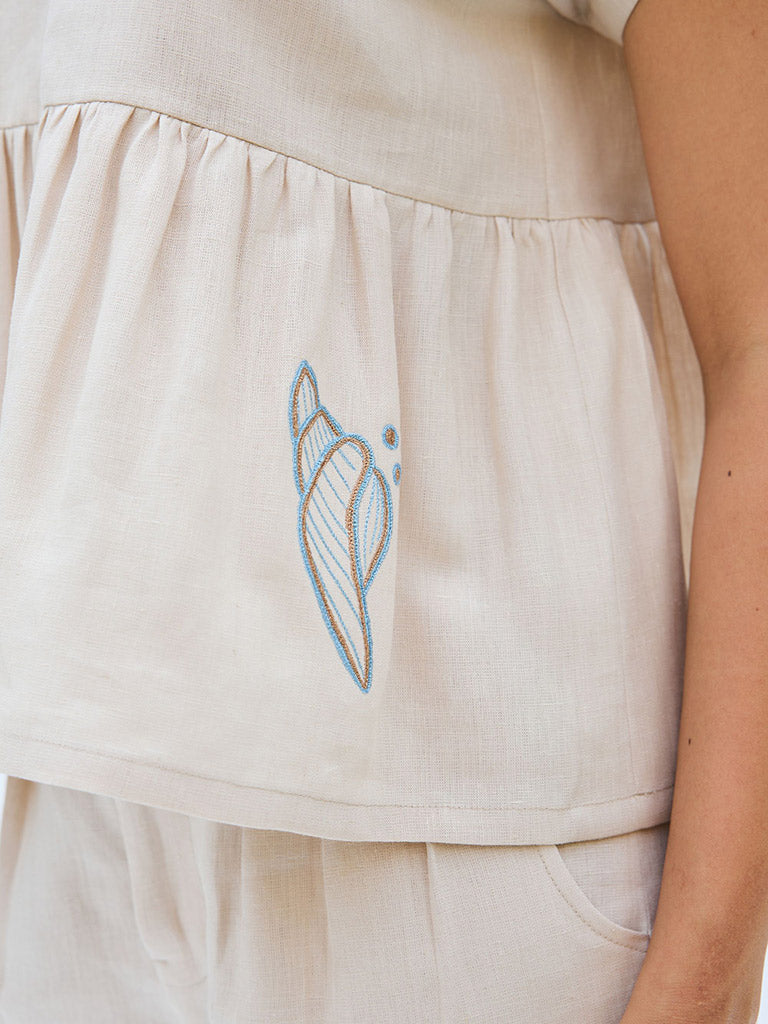 Sea Soul Linen Top TOPS SUI