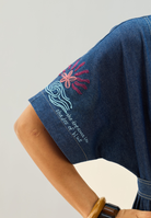 Shades Of Blue Denim Dress DRESSES SUI