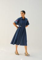 Shades Of Blue Denim Dress DRESSES SUI