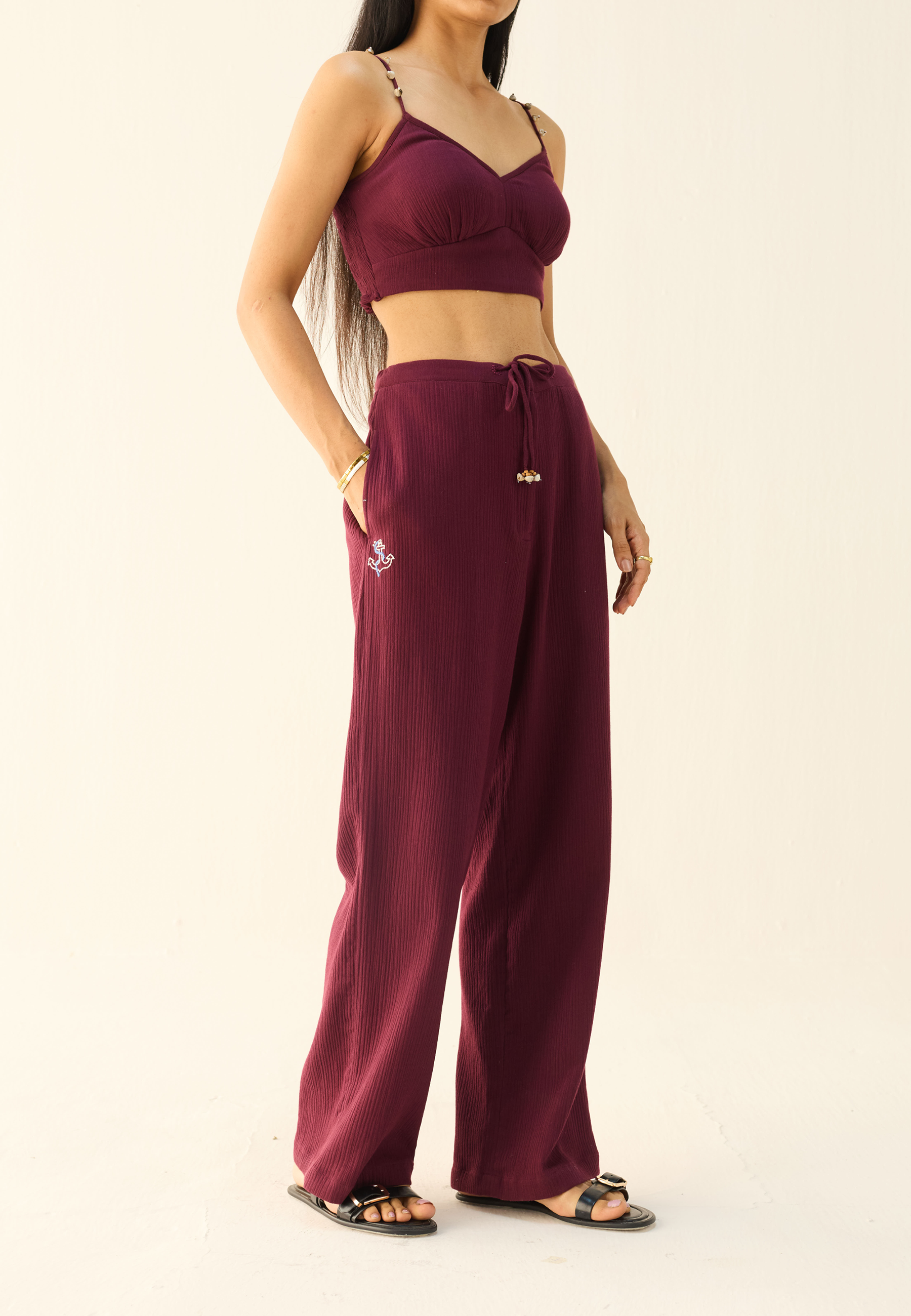 Shore Side Organic Cotton Pants BOTTOMS SUI